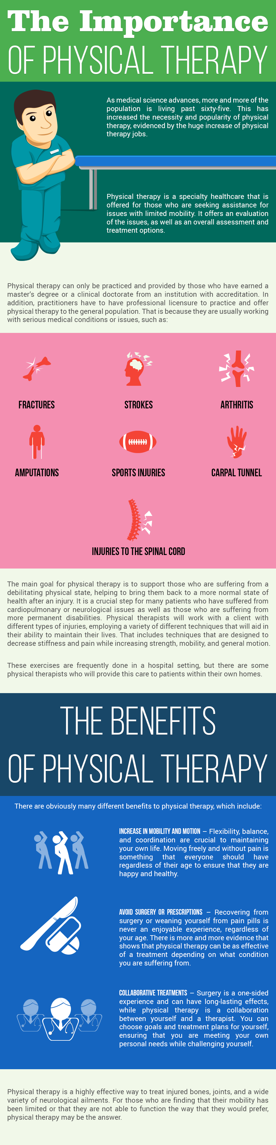 importance of physical therapy infographic